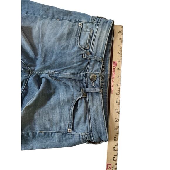 American Eagle Super Stretch Shorts Size 2 Distressed Women’s Summer Shorty - Picture 8 of 8